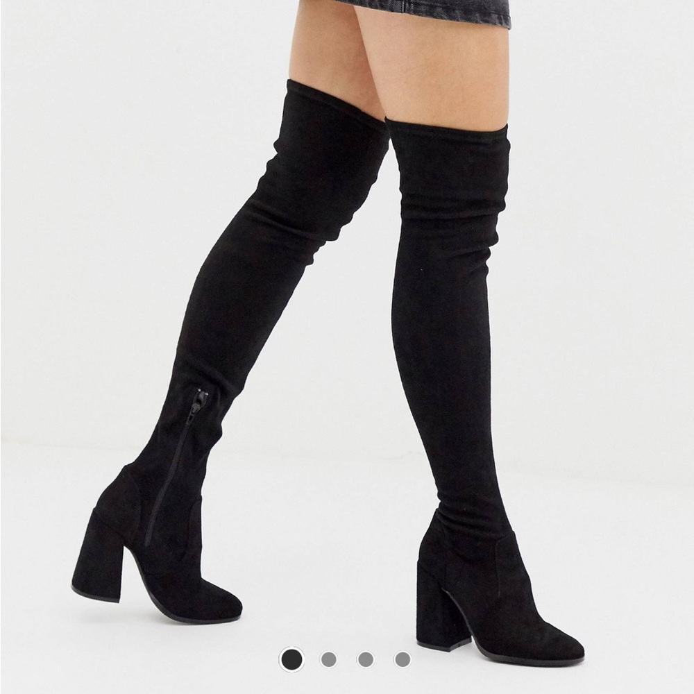 ASOS DESIGN thigh high boots